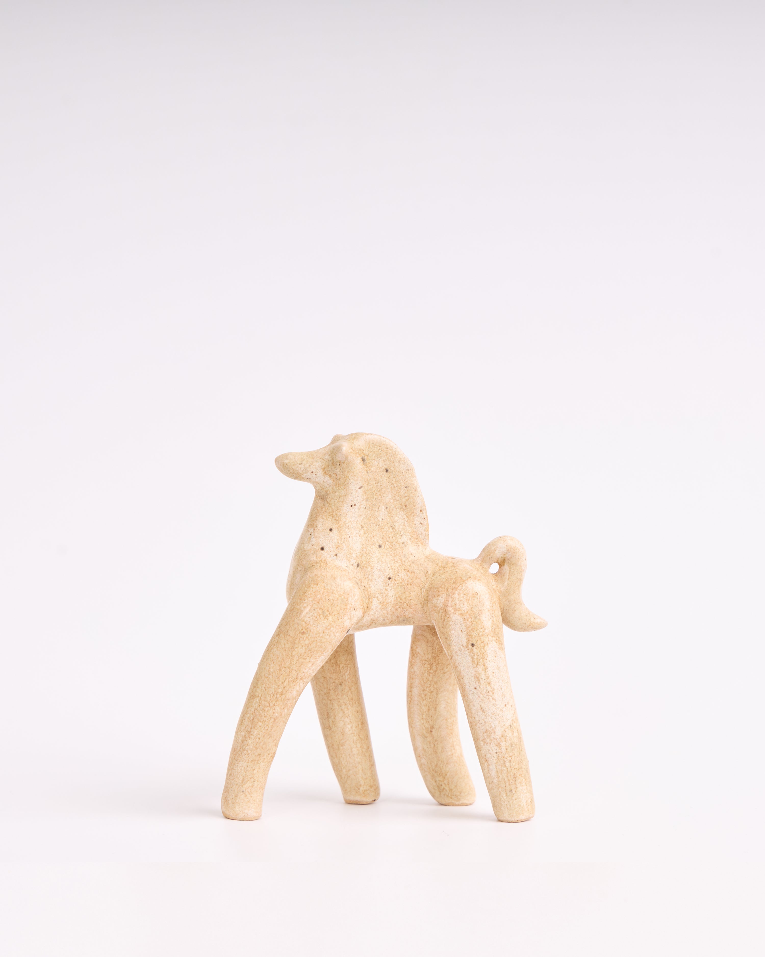 Horse Incense Holder - Oat Meal