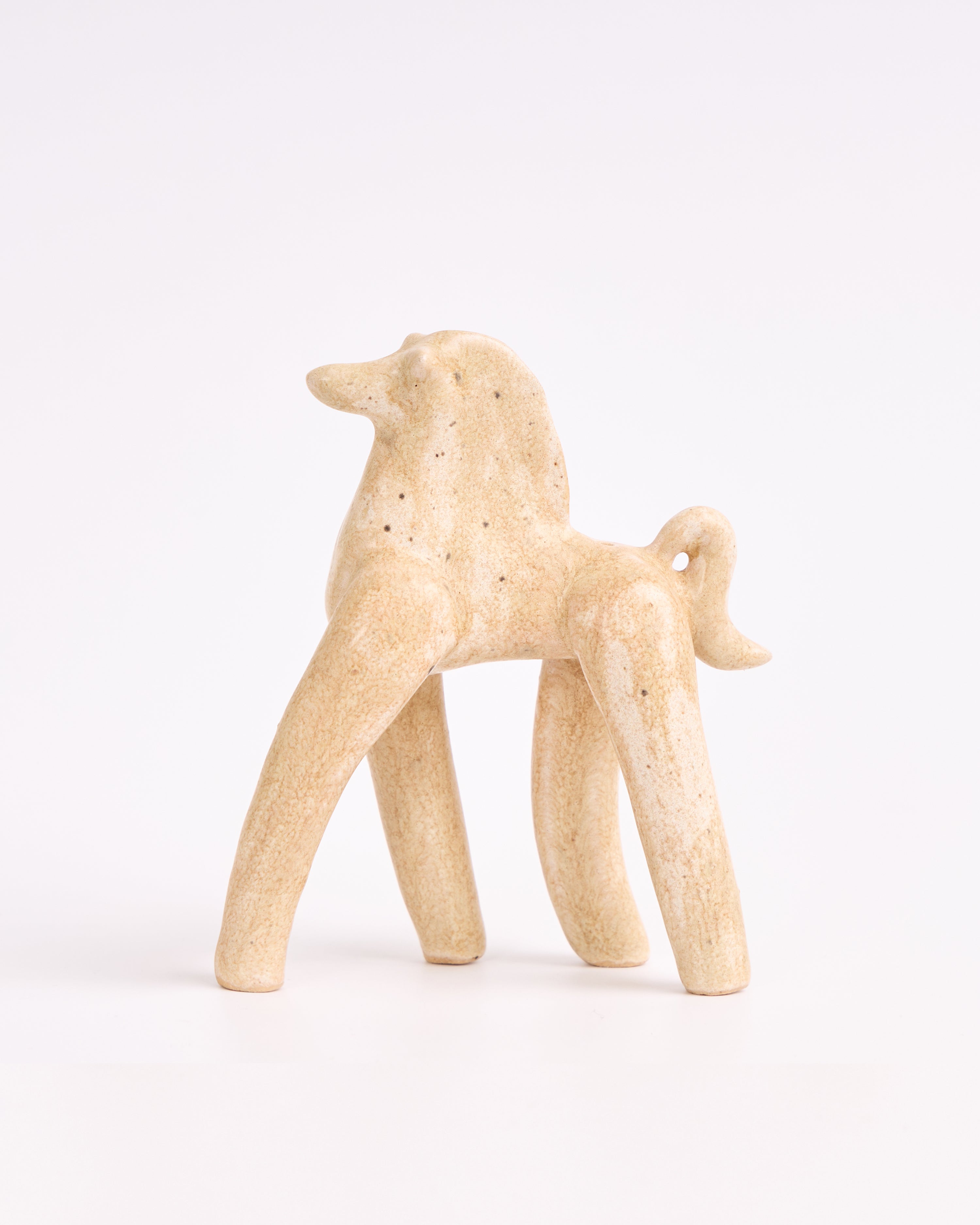 Horse Incense Holder - Oat Meal