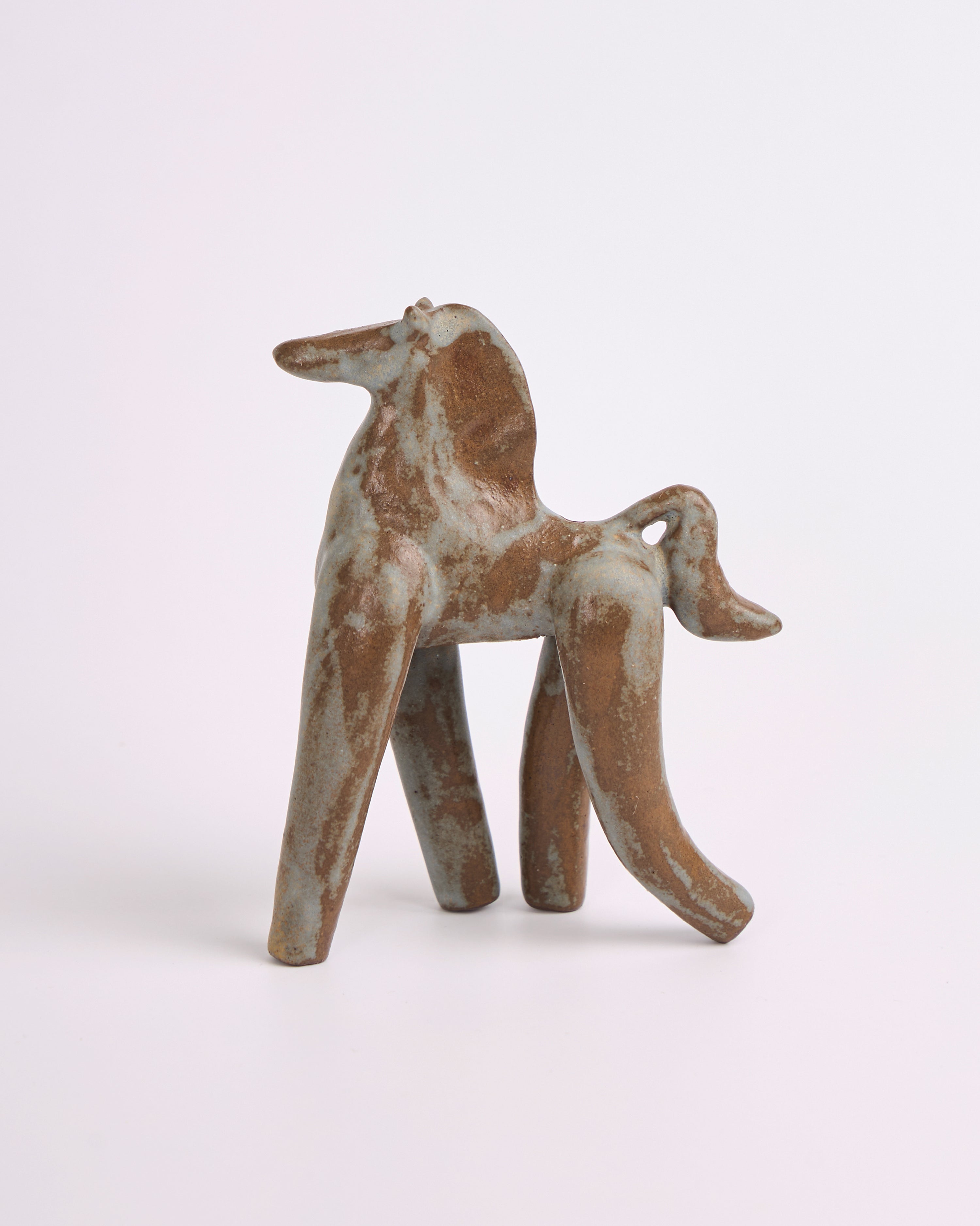 Horse Incense Holder - River Stone