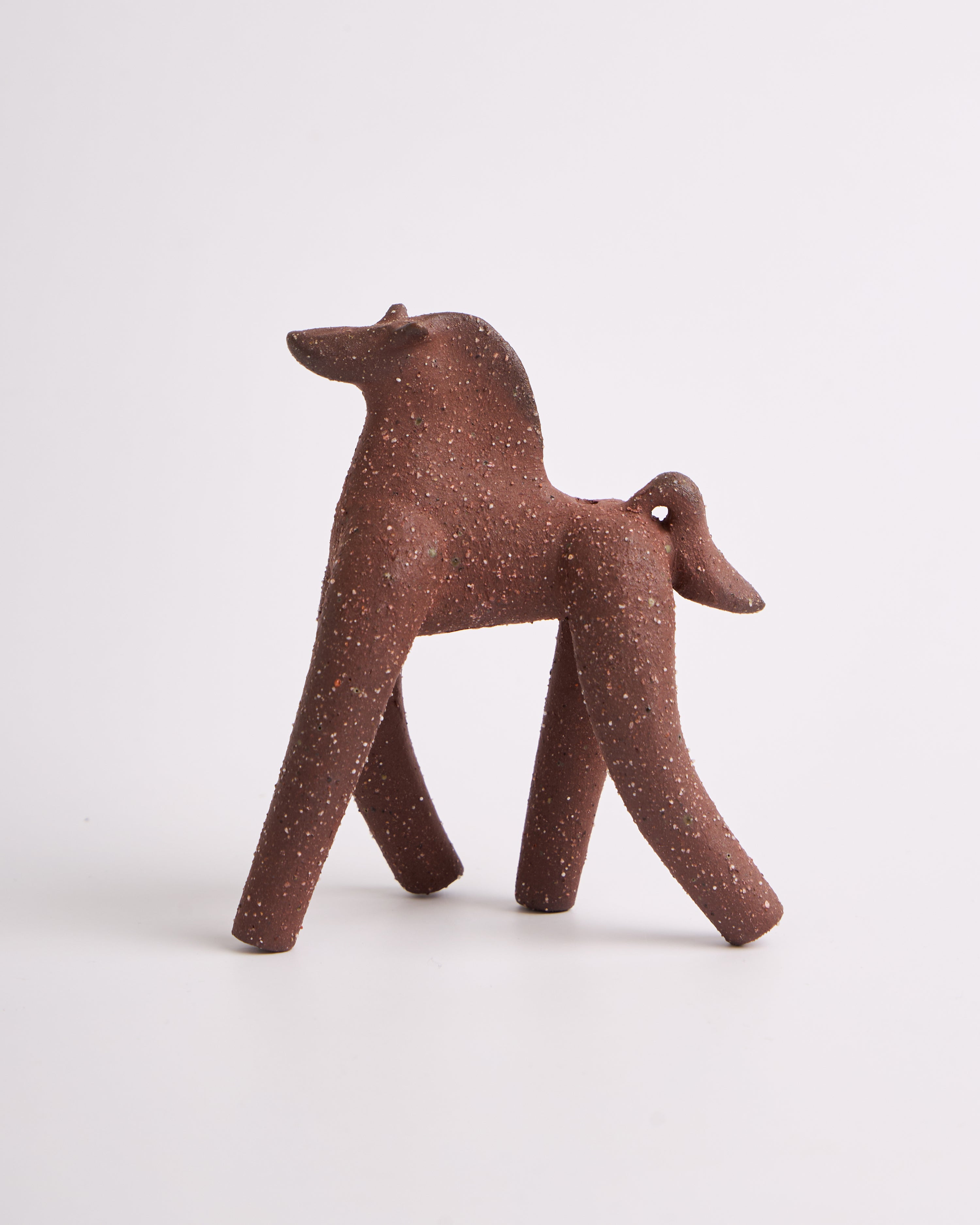 Horse Incense Holder - Terracotta