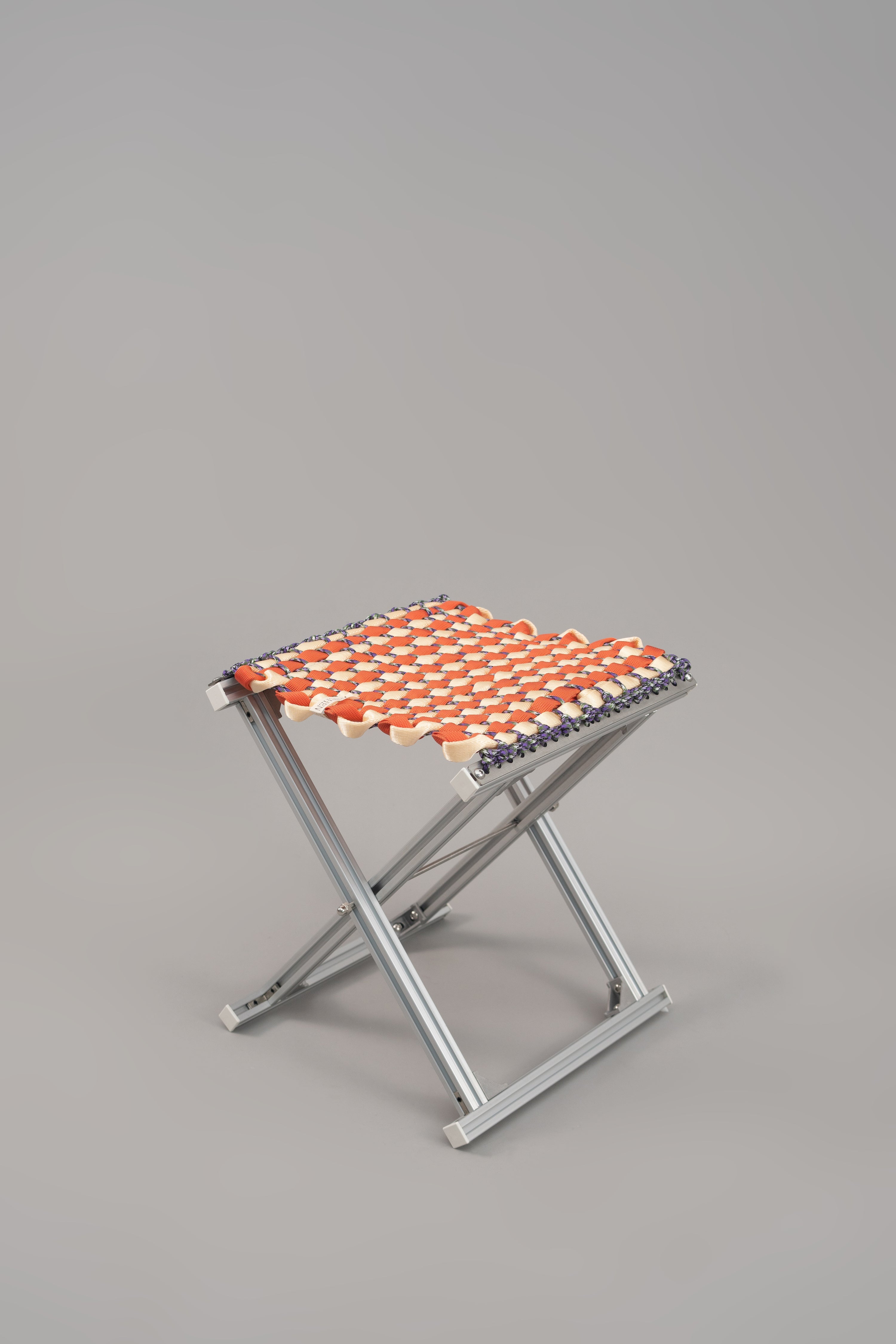 MAZHA STOOL/ CREAM + PERSIMMON