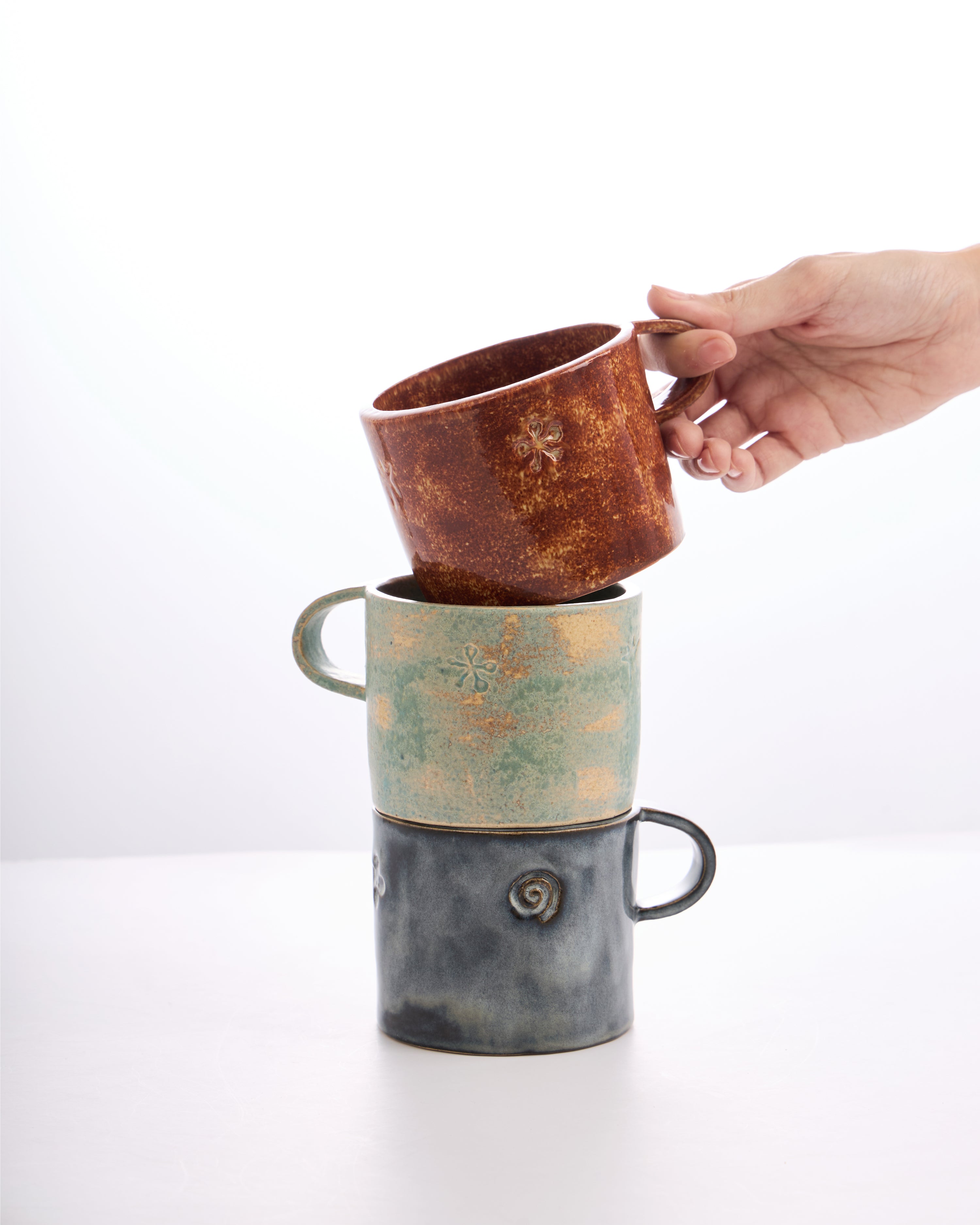 Stamp Cup - Brown