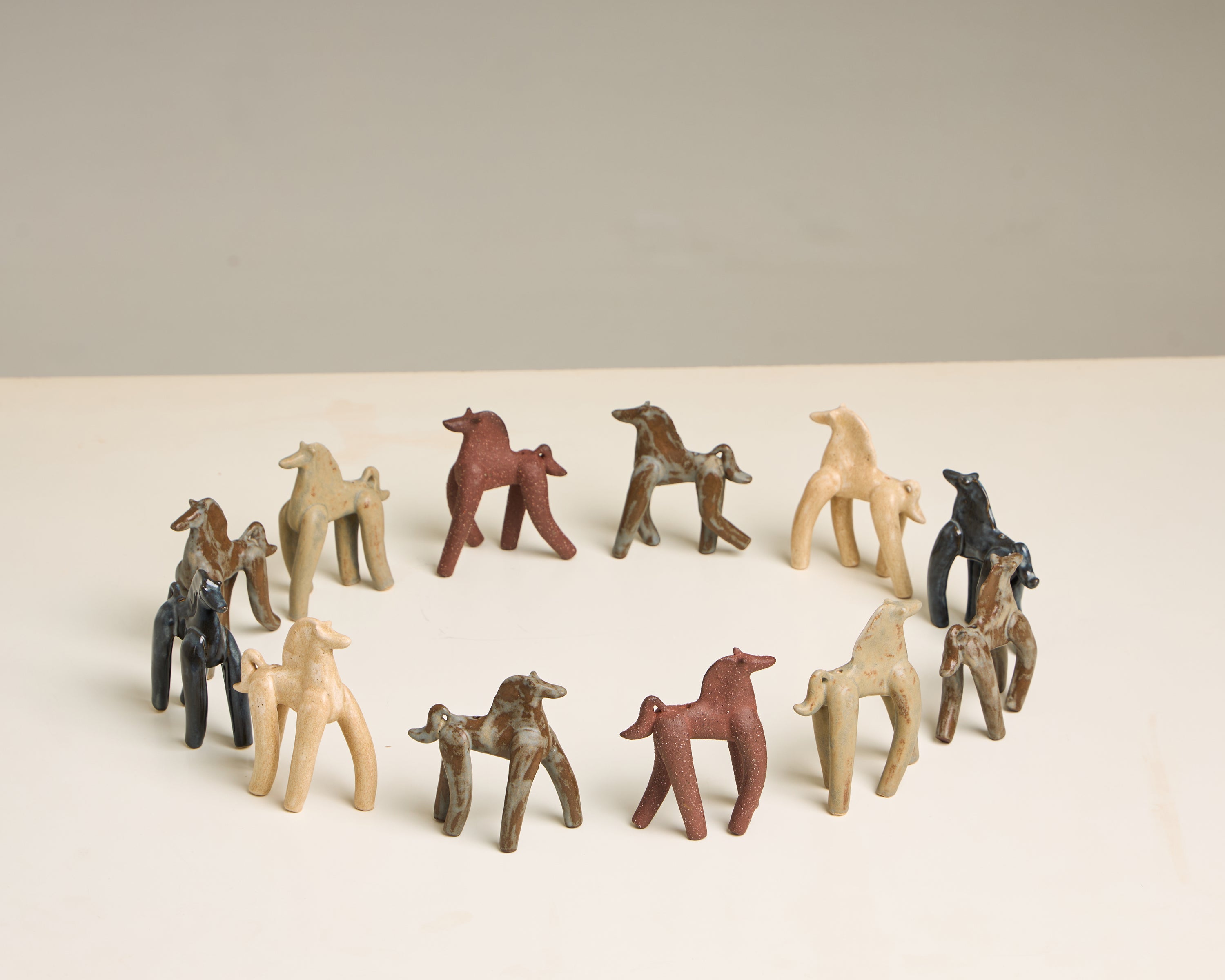 Horse Incense Holder - Set of 5