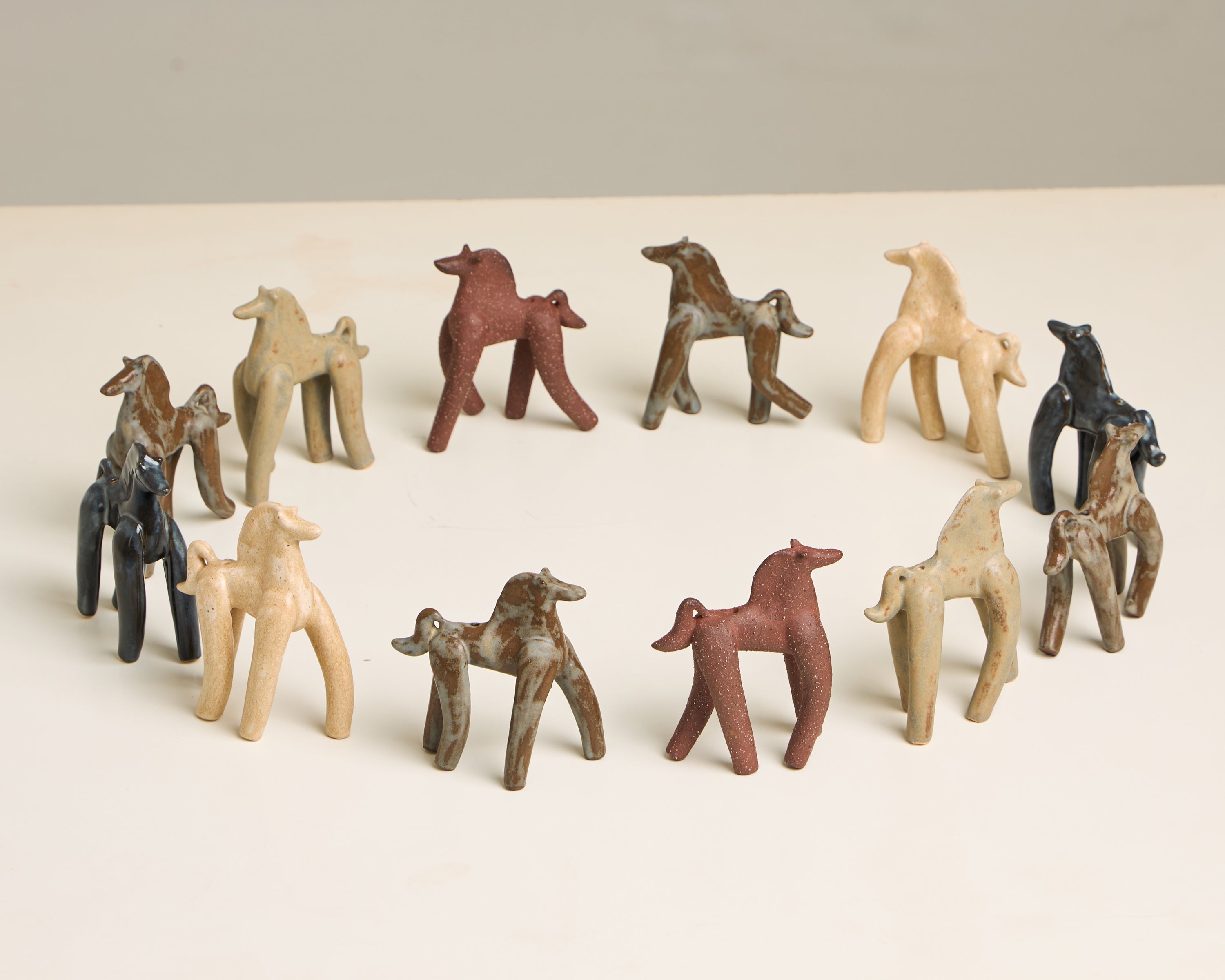 Horse Incense Holder - Oat Meal