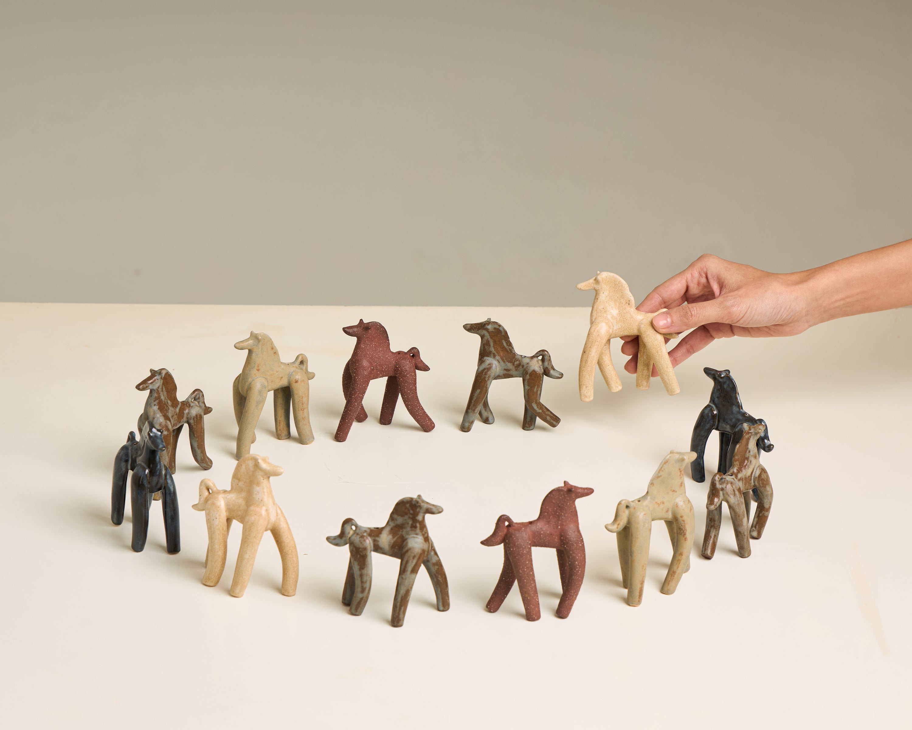Horse Incense Holder - Set of 5